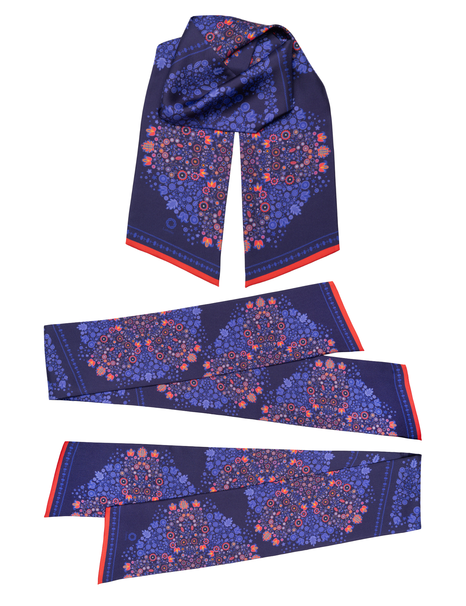 Картинка Шовковий шарф «Слобожанщина. Безкрає небо»